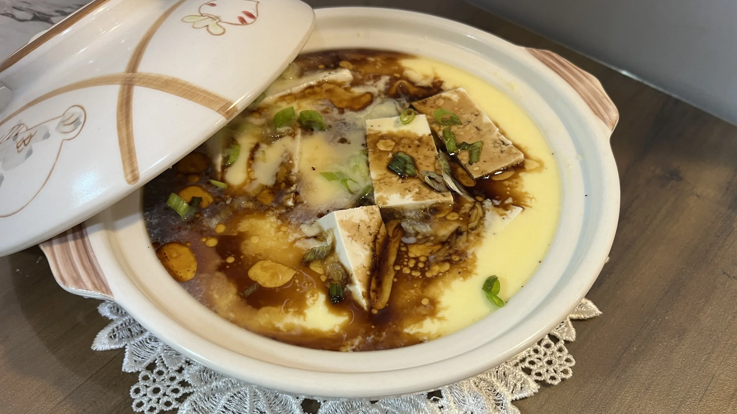 Easy Chinese Steamed Egg with Tofu | Fluffy, Soft &amp; Delicious