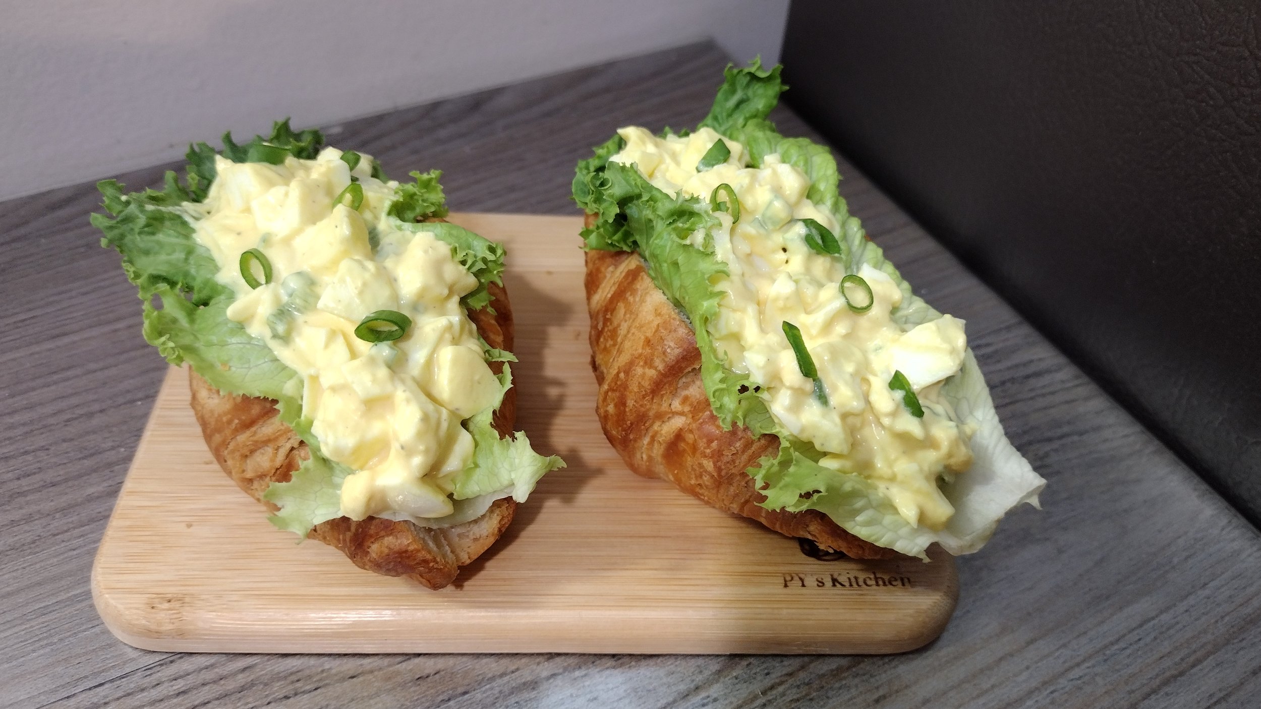 Egg Salad Croissant Recipe  Caperci Bento Box Ideas — PY's