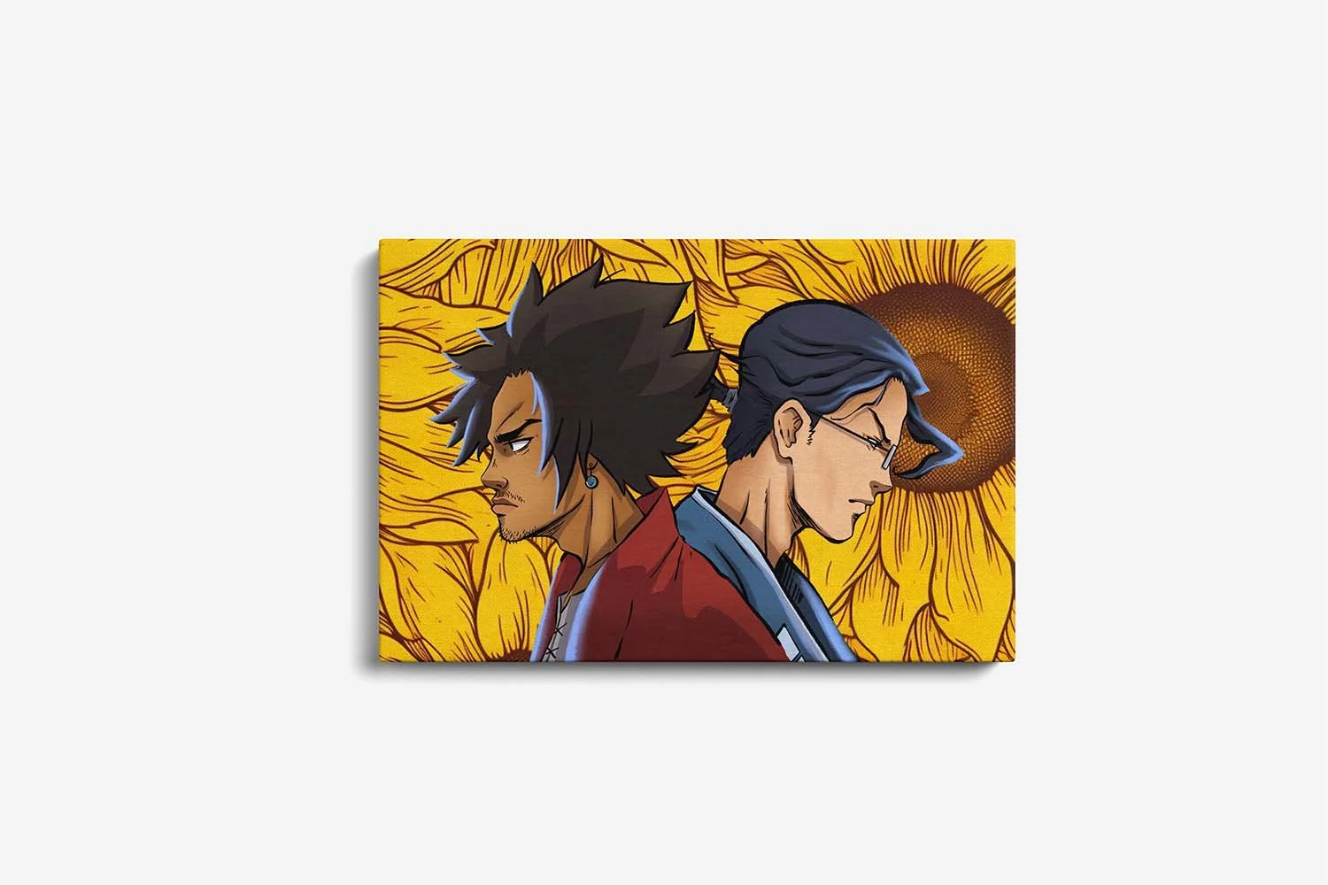 Sunflower Samurai Canvas Print