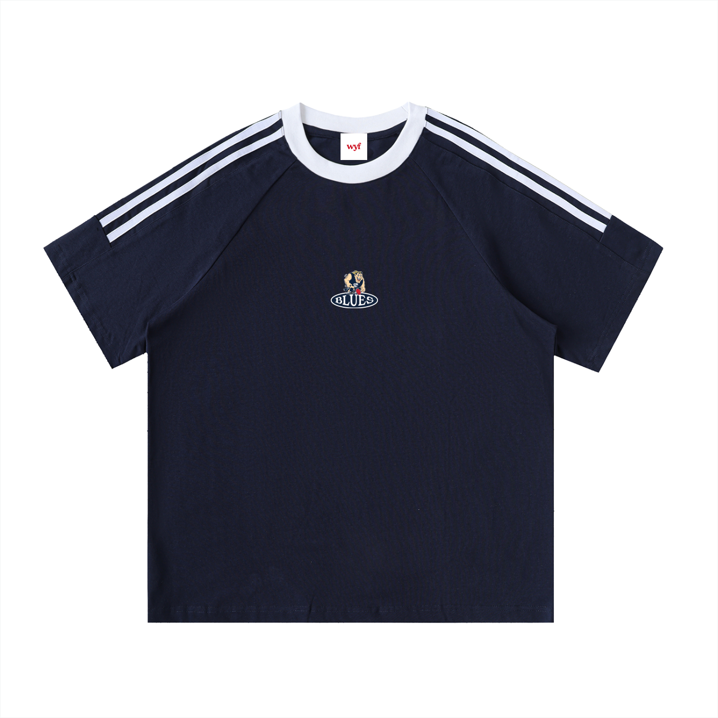 CFC Retro Contrast Tape Crewneck T-Shirt