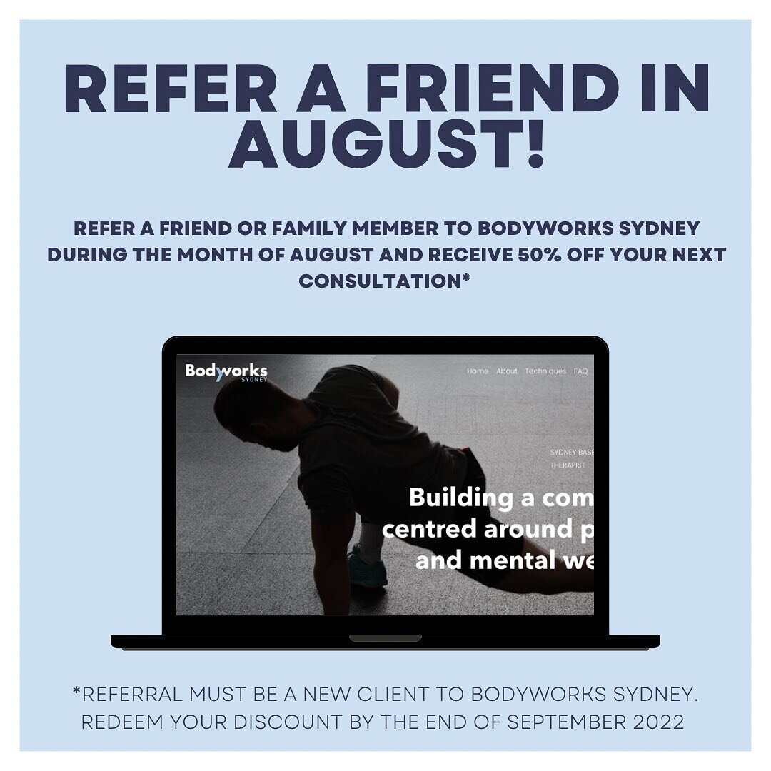 Bring a friend month! 
#bodyworkssydney