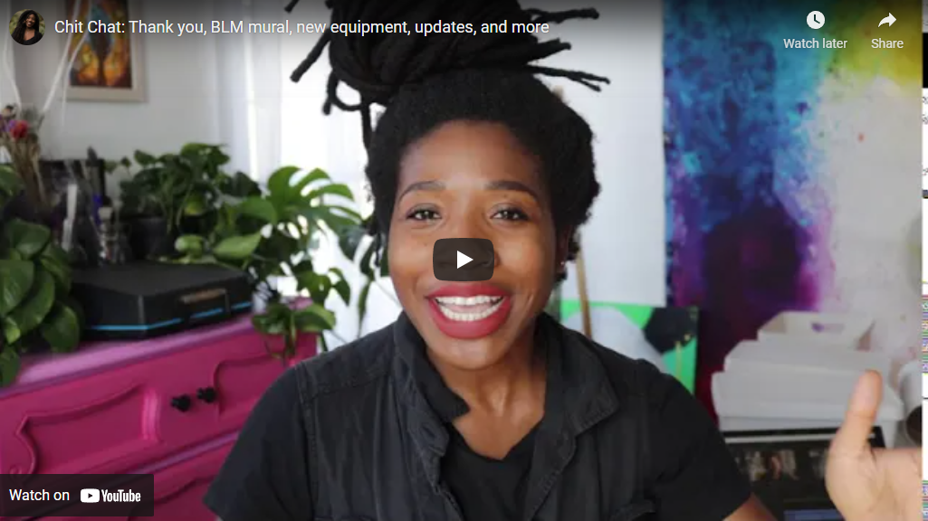 Chit Chat: Thank you, BLM mural, new equipment, updates, and more