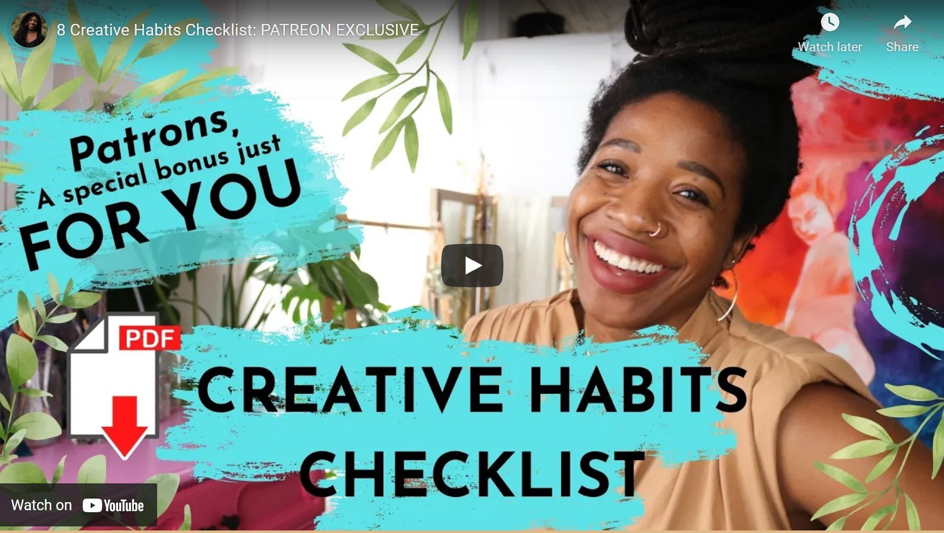 8 Creative Habits Checklist