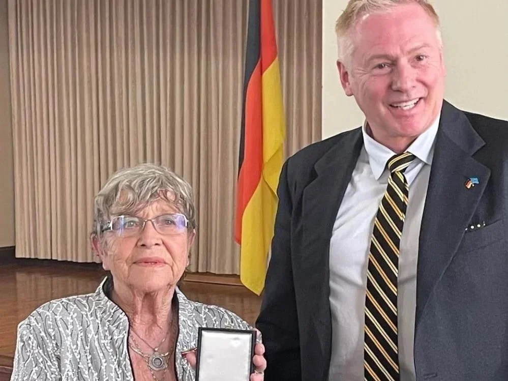 Barbara Conrad Honored with Cross of the Order of Merit