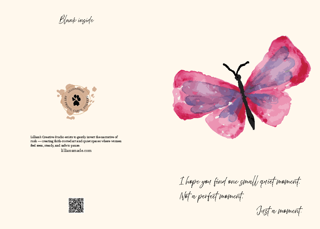 Butterfly Greeting Card Watercolor- 3Pk