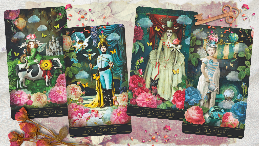 Swords, Queen of Wands and Queen of Cups