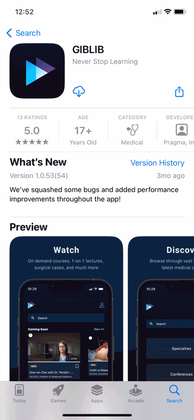 Appstore Walk-throug