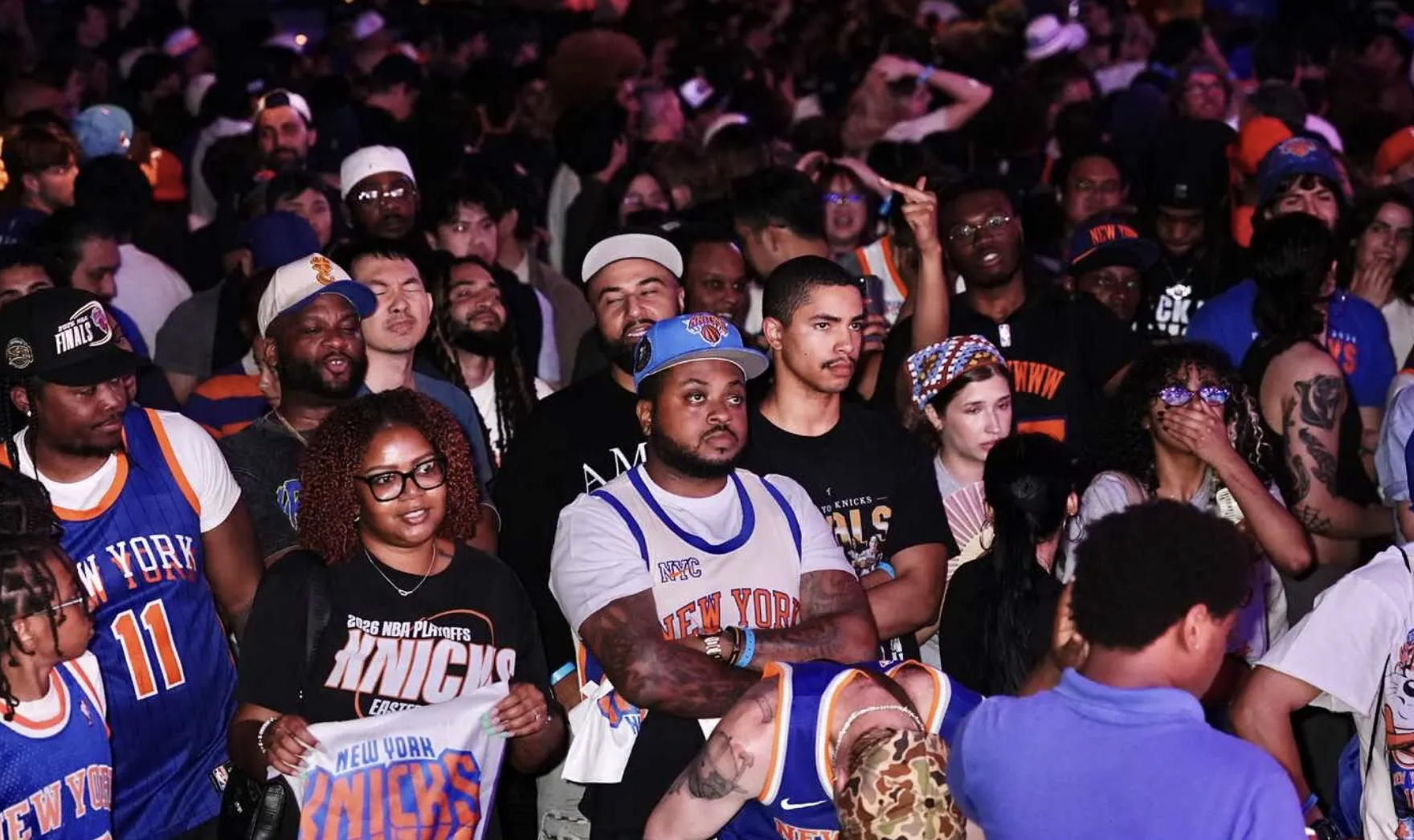 LIVE COVERAGE: Knicks Fans Bring Swagger and Nerves to Key Playoff Game