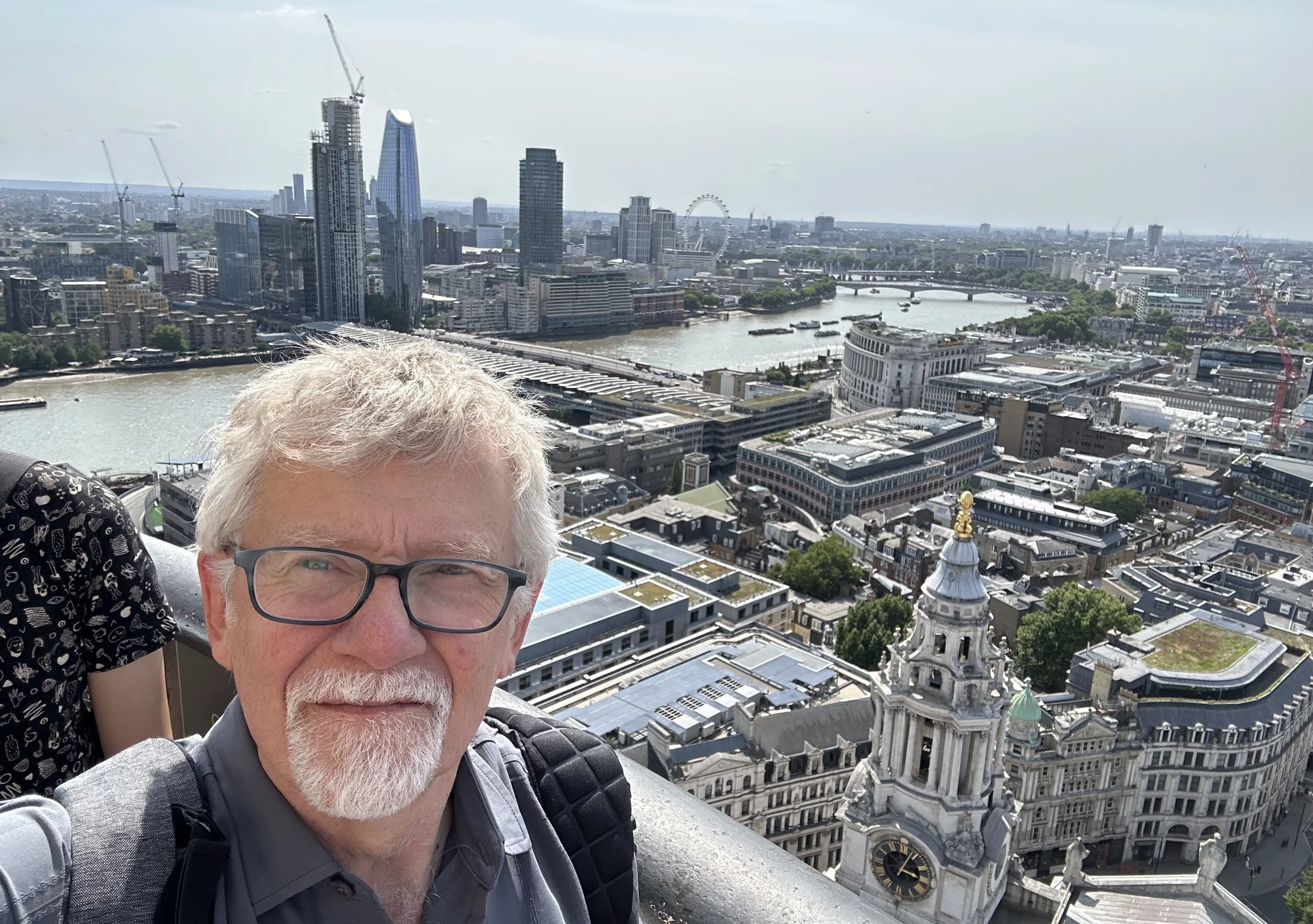 John climbed to the top of St. Paul's!