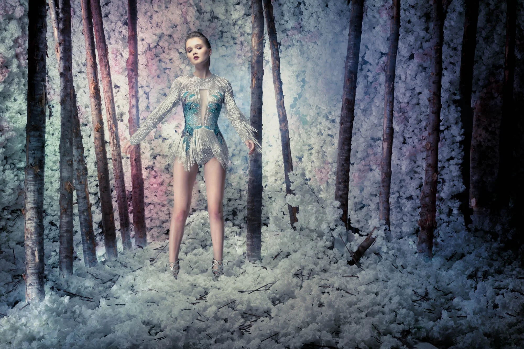 Charbel Zoe fashion photoshoot