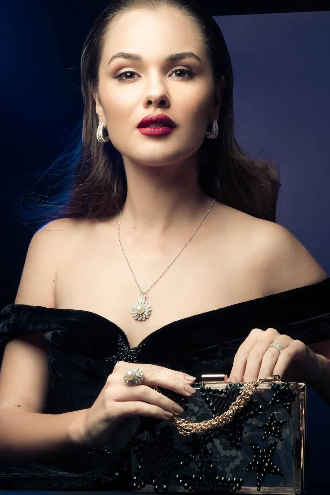 Brut gems jewelry campaign photoshoot