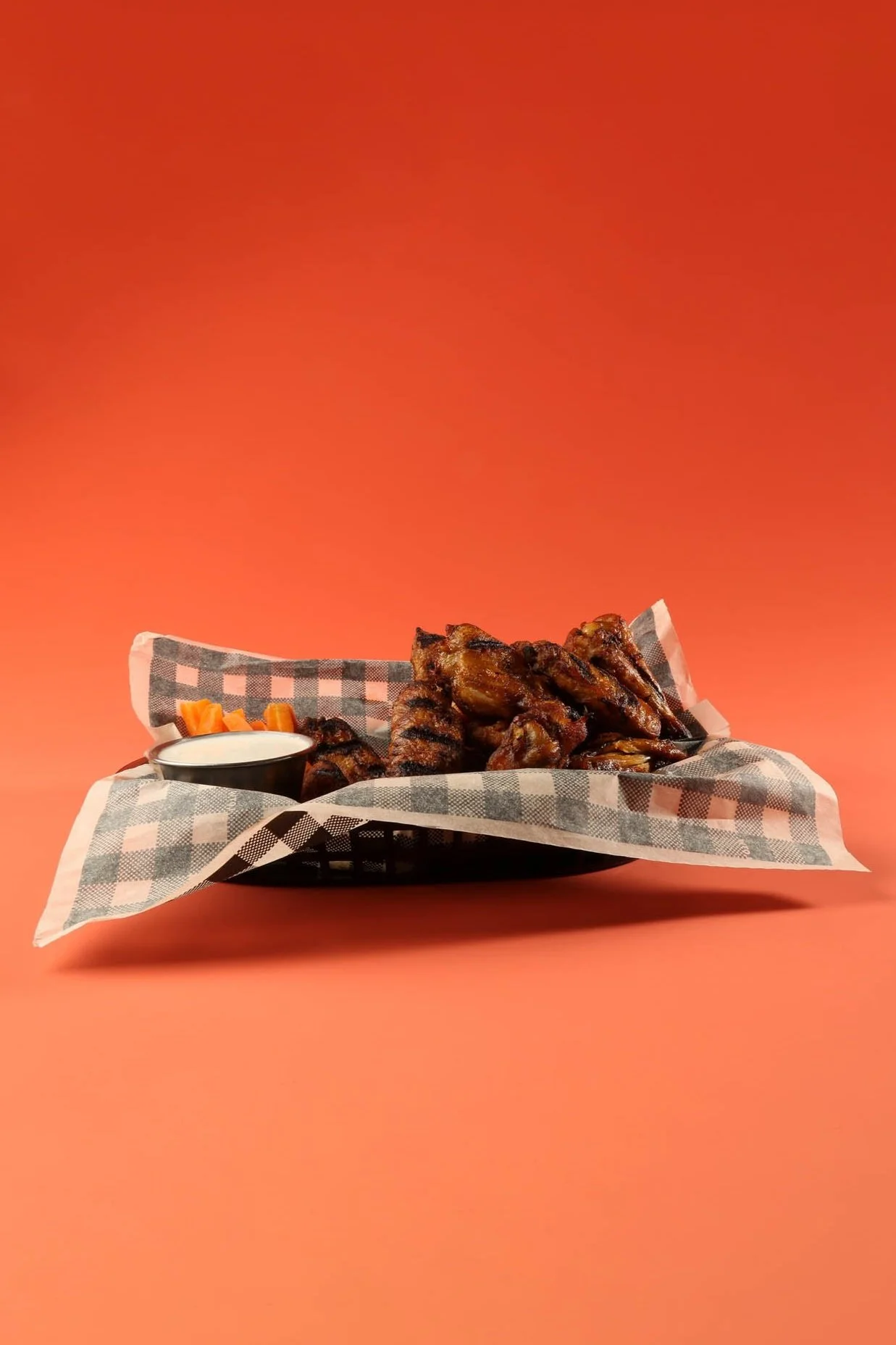 Lord of the wings food menu photoshoot