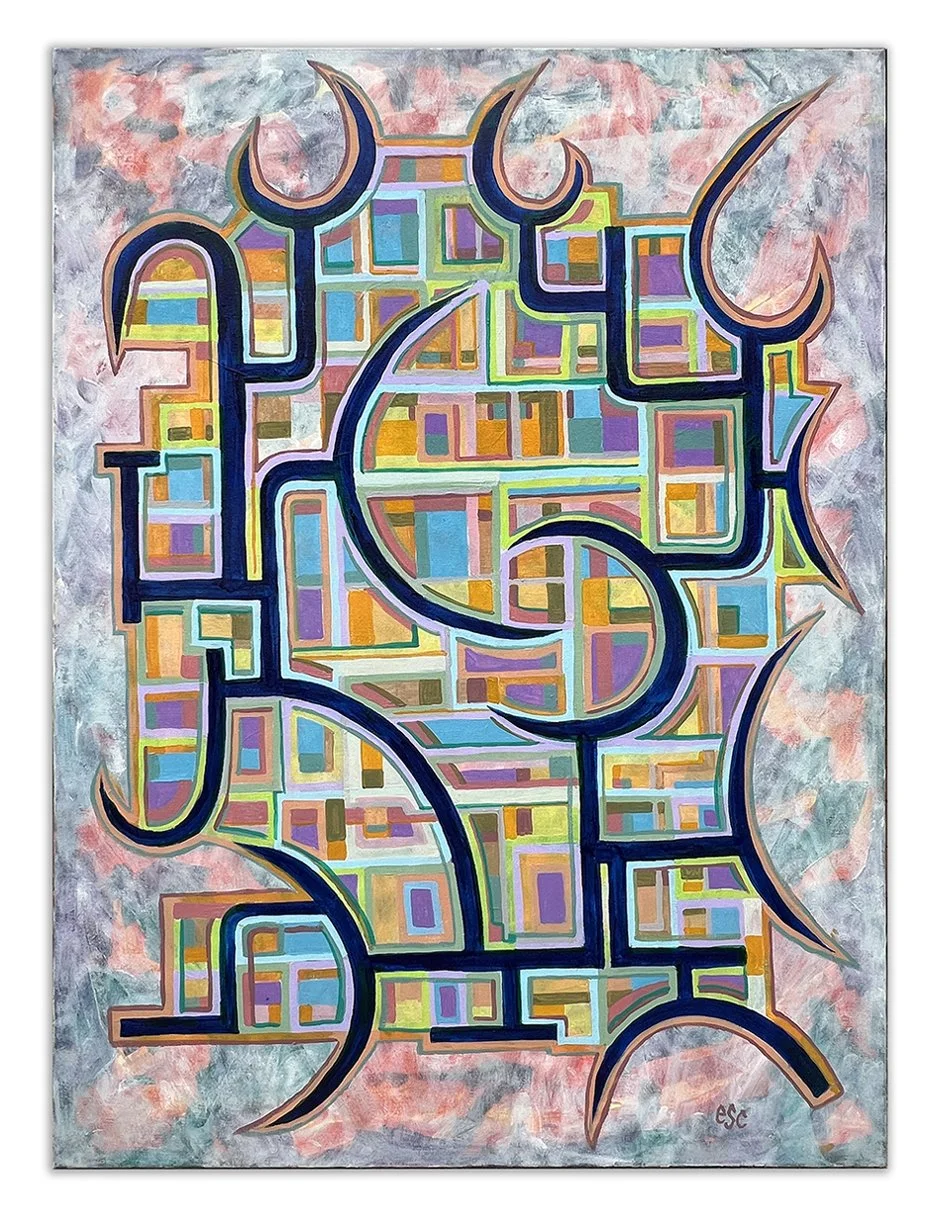 sigil two | 30" x 40", acrylic on canvas | 2026
