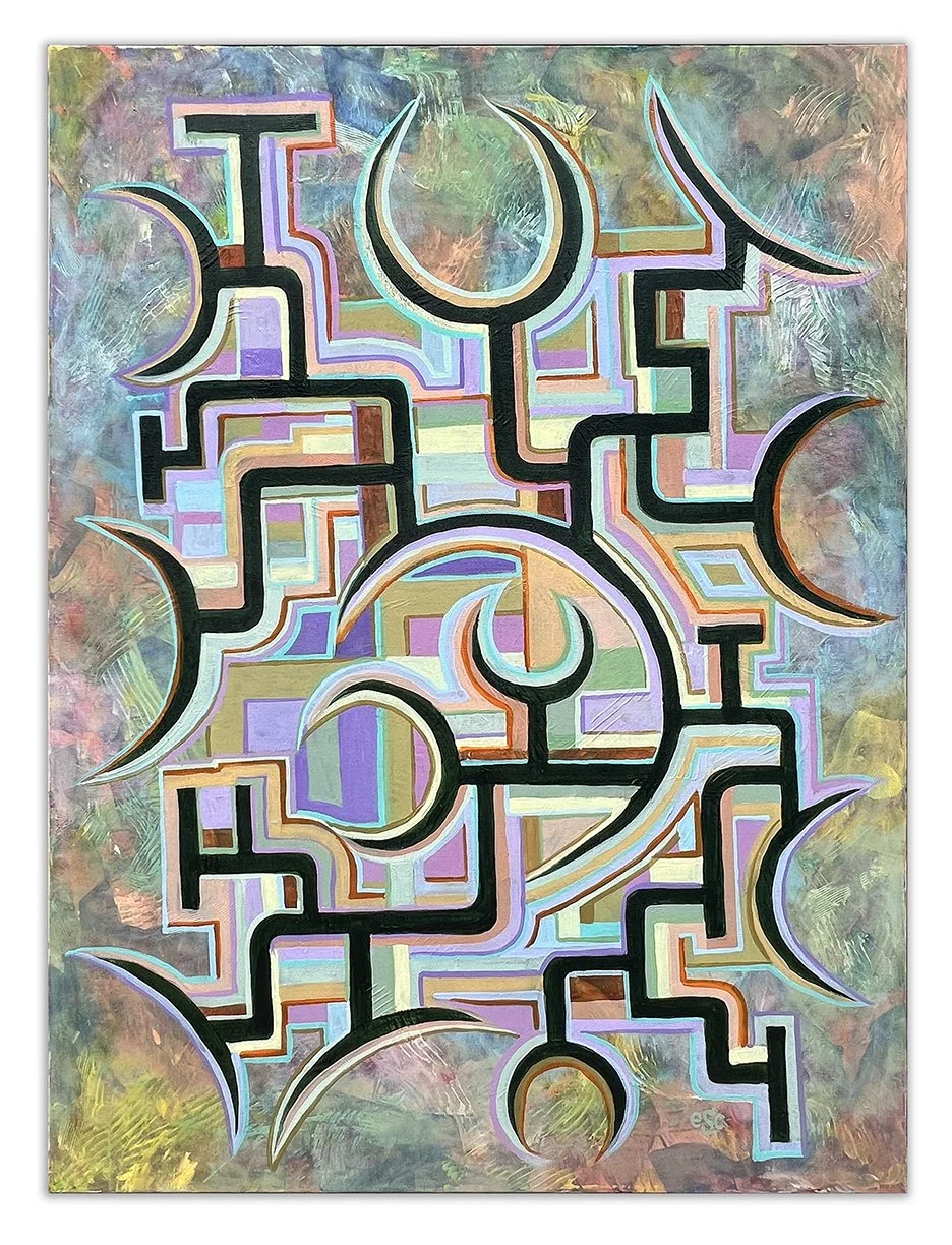 sigil three
30" x 40"  |  acrylic on canvas |  2026