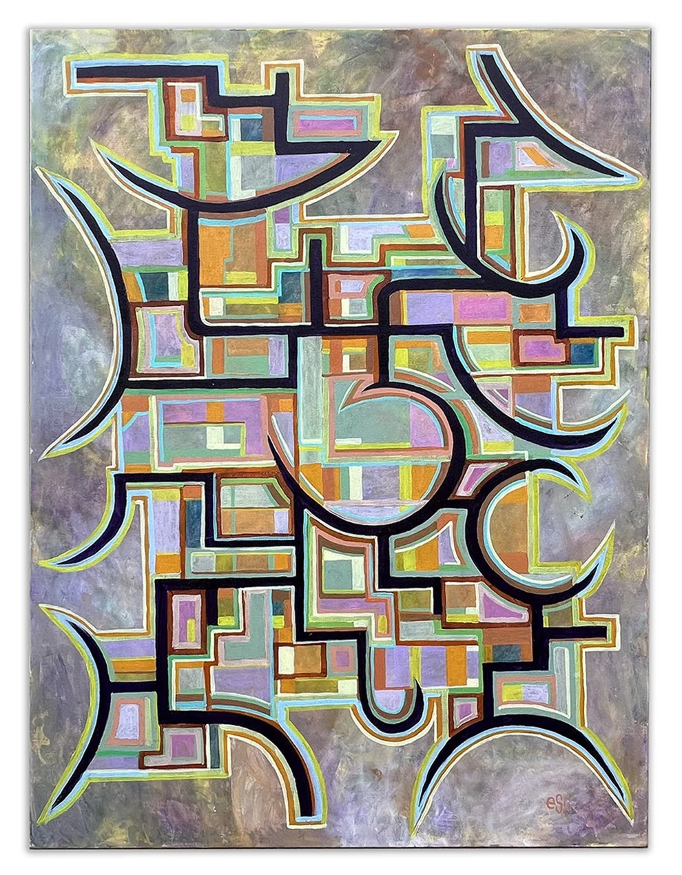 sigil one  |  30" x 40", acrylic on canvas |  2026