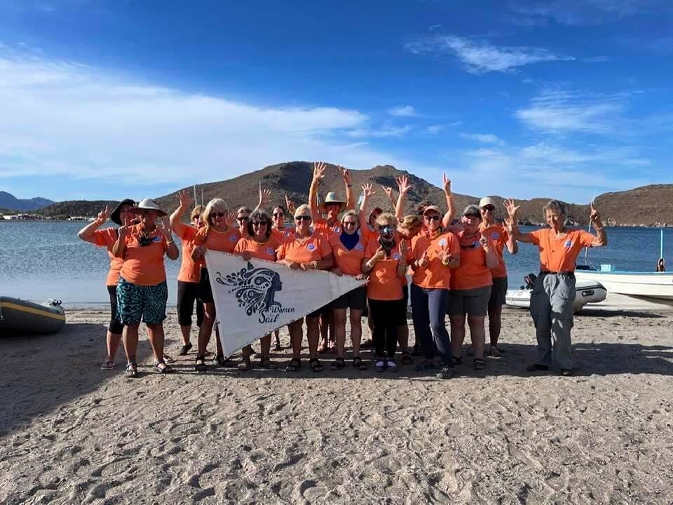 San Evaristo!! The beach dinner for our WWS Annual Rendezvous is one of the best and most fun get togethers. Every Rendezvous this night we get to mingle, chat about the the other boats on the trip and meet new gals.  Pepe and his family are so graci