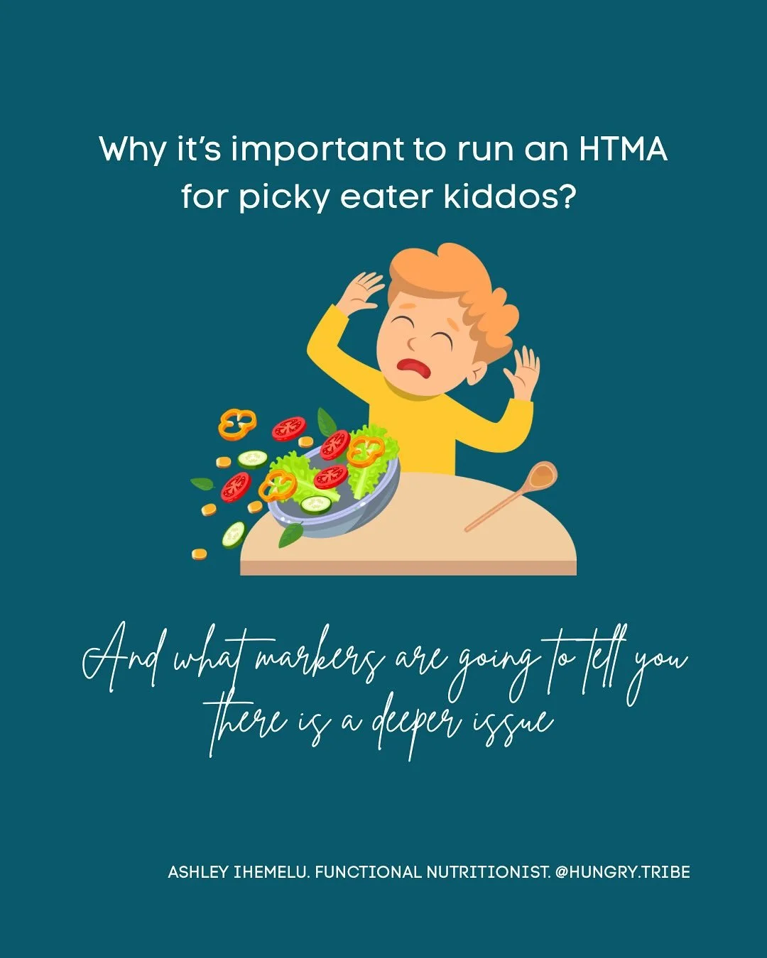 Most of my kiddo clients have some picky eating going on and I feel like this is something so common that people deal with now. It can be extremely frustrating and it&rsquo;s also easy to feel helpless in navigating that journey. 

An HTMA (hair tiss