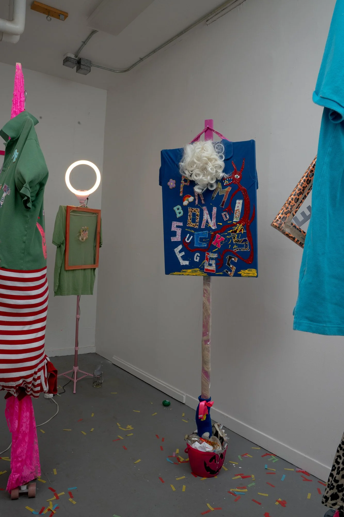  Installation of  Sacred Folly , March 2026, 4T4 Gallery, Stanford, CA 