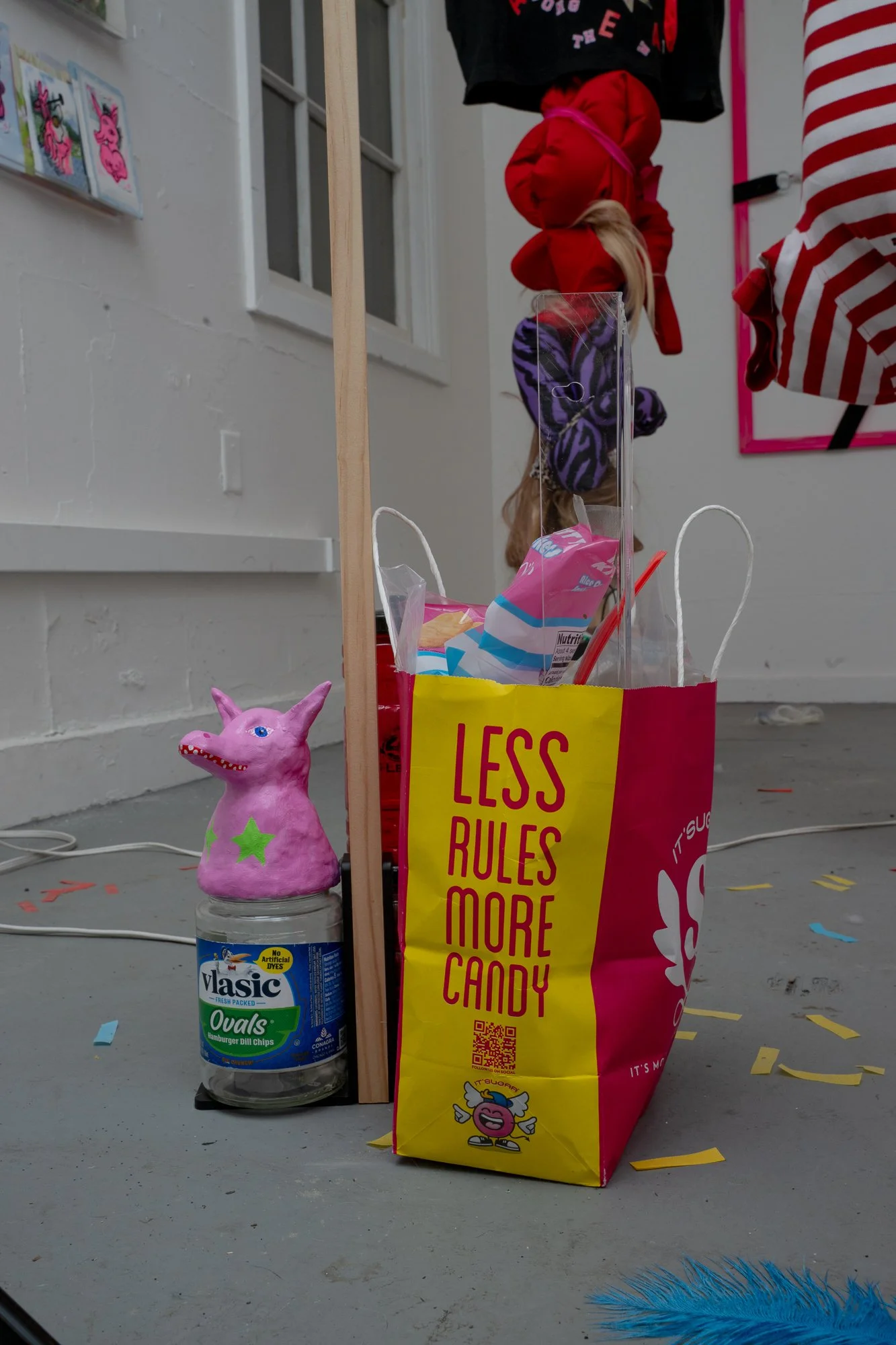  Installation of  Sacred Folly , March 2026, 4T4 Gallery, Stanford, CA 