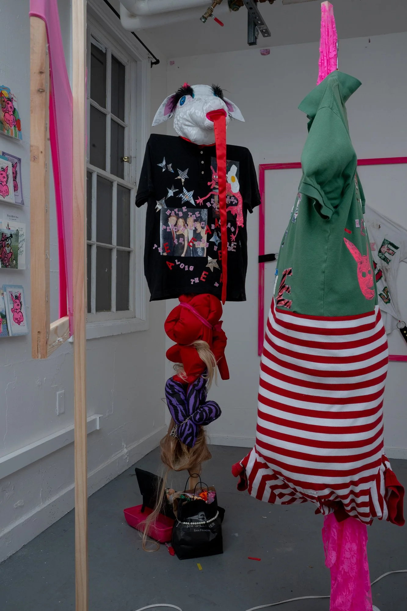  Installation of  Sacred Folly , March 2026, 4T4 Gallery, Stanford, CA 