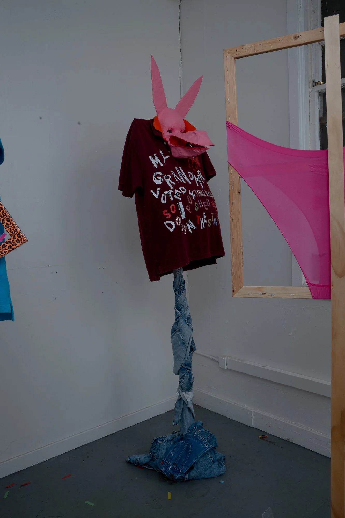  Installation of  Sacred Folly , March 2026, 4T4 Gallery, Stanford, CA 