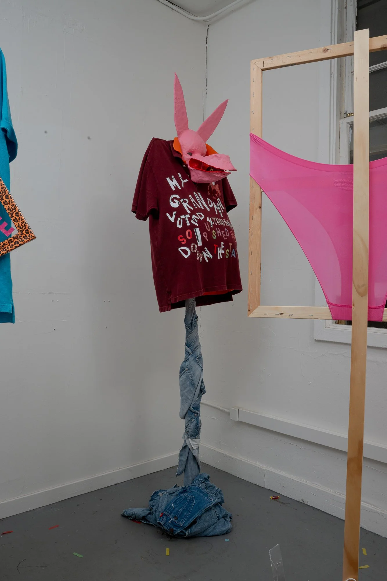  Installation of  Sacred Folly , March 2026, 4T4 Gallery, Stanford, CA 