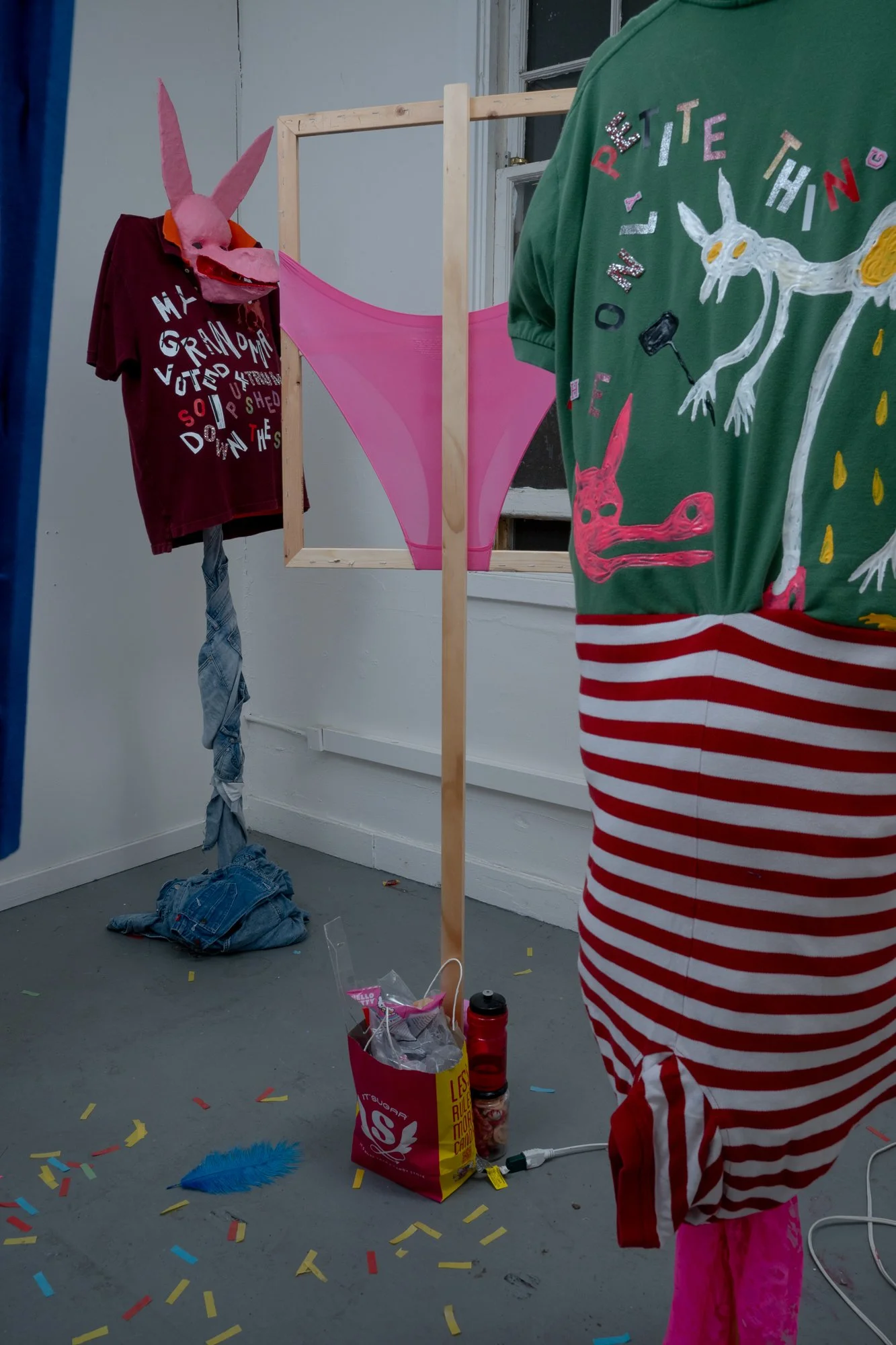  Installation of  Sacred Folly , March 2026, 4T4 Gallery, Stanford, CA 