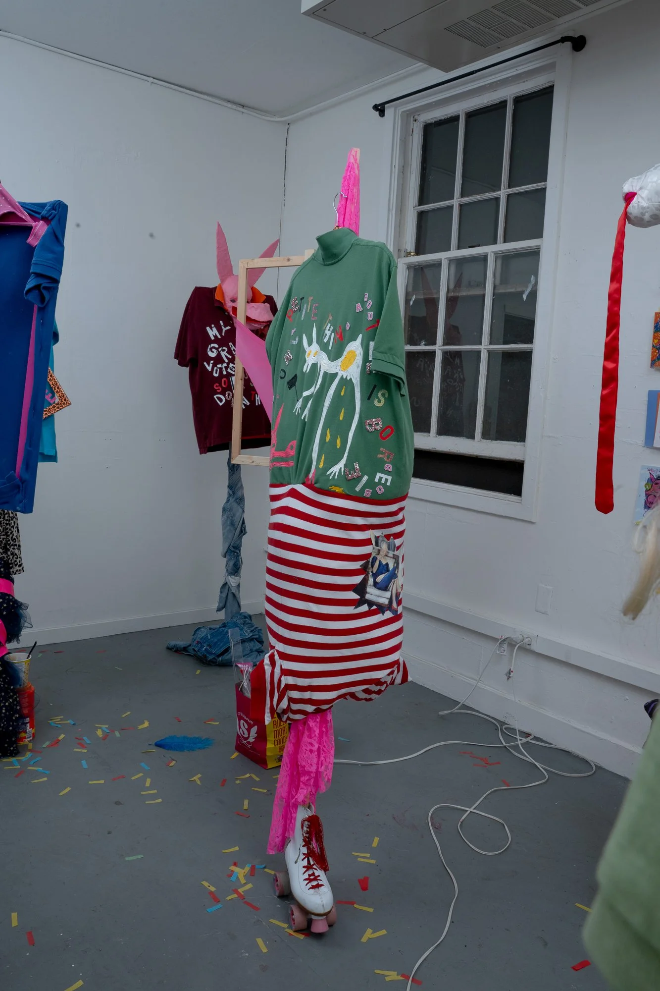  Installation of  Sacred Folly , March 2026, 4T4 Gallery, Stanford, CA 