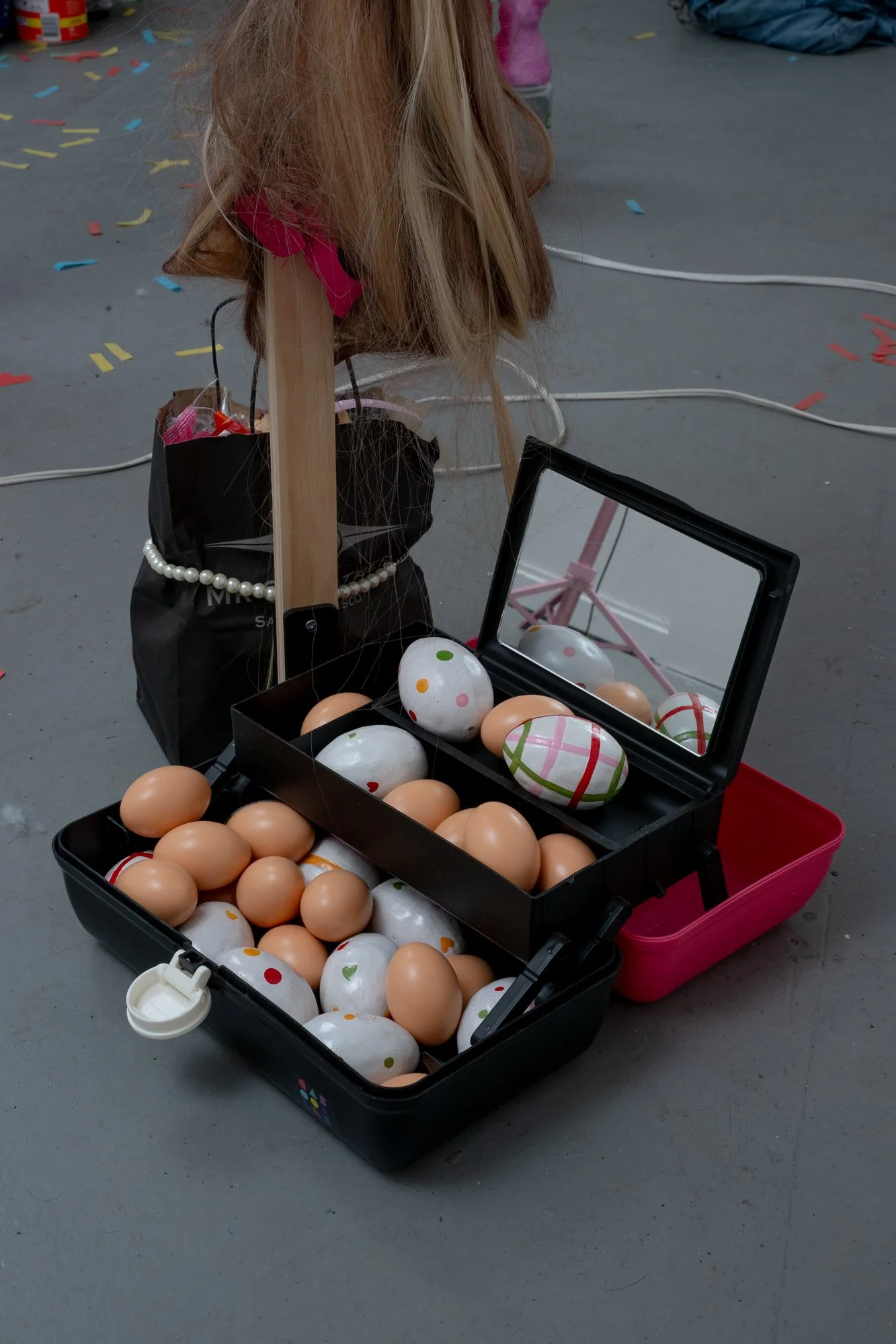  Installation of  Sacred Folly , March 2026, 4T4 Gallery, Stanford, CA 