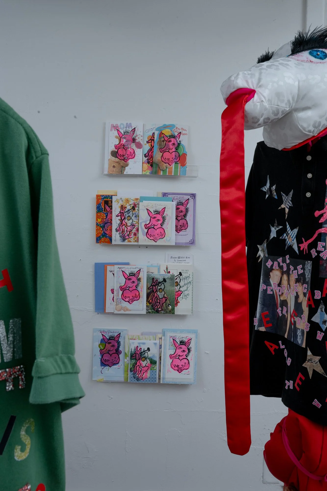  Installation of  Sacred Folly , March 2026, 4T4 Gallery, Stanford, CA 