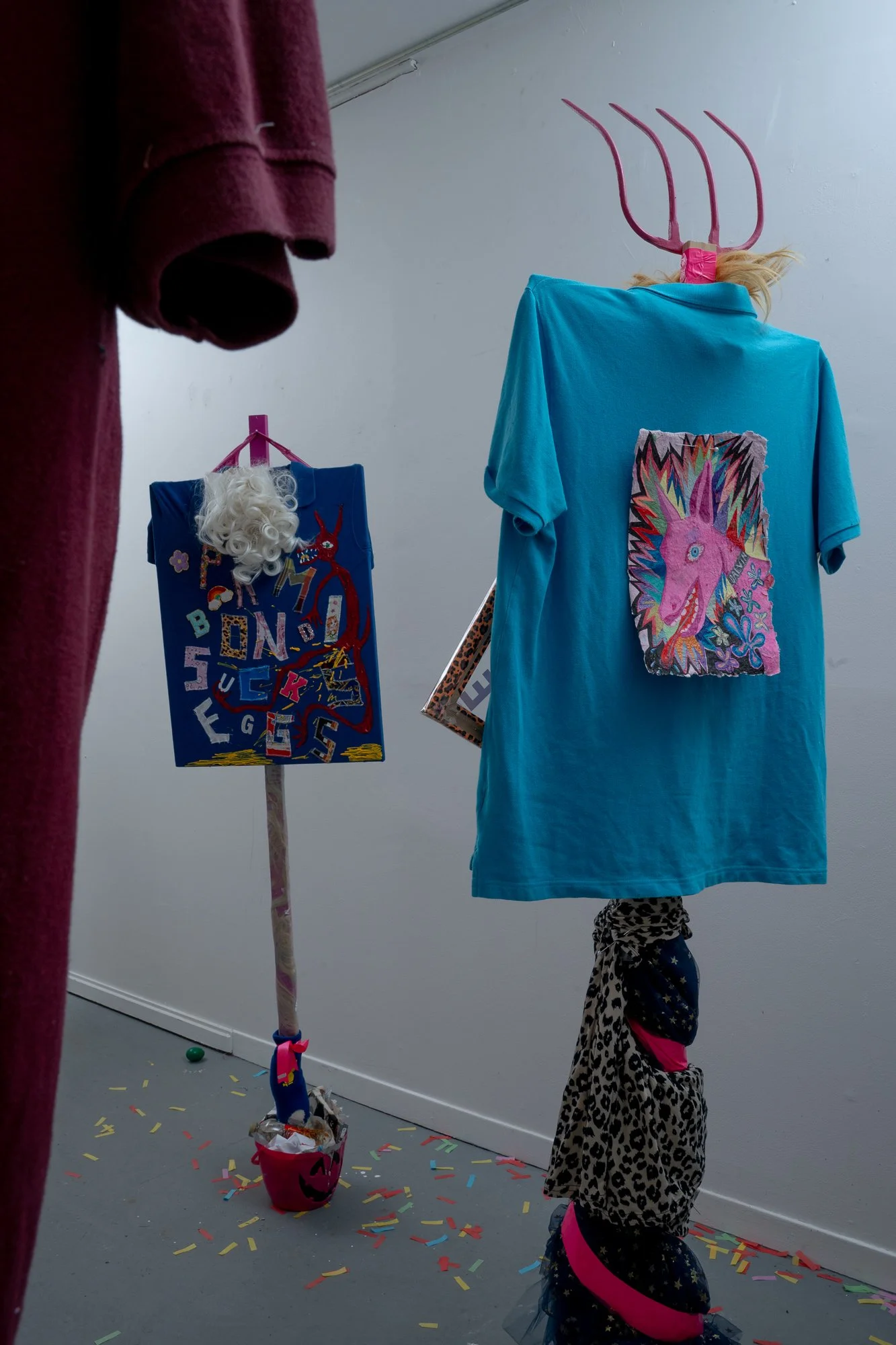  Installation of  Sacred Folly , March 2026, 4T4 Gallery, Stanford, CA 