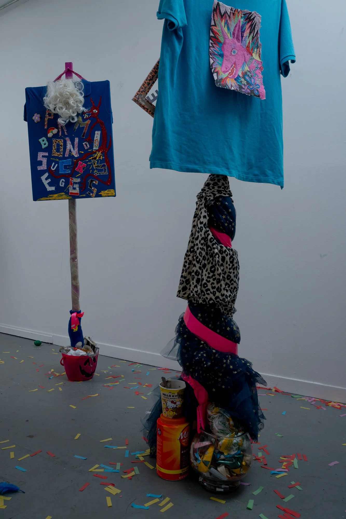  Installation of  Sacred Folly , March 2026, 4T4 Gallery, Stanford, CA 