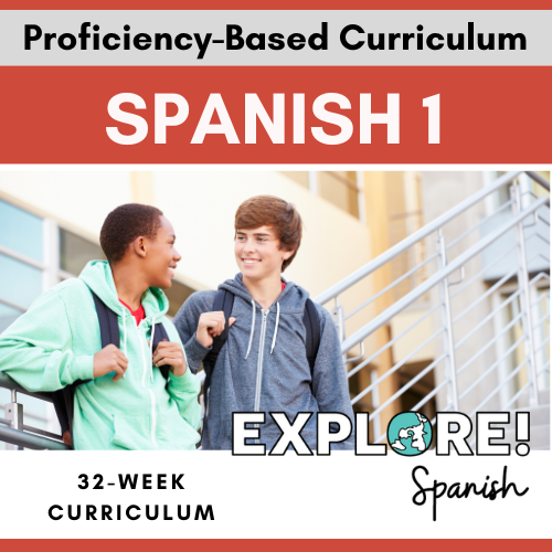 Spanish 1 | Entire Year (32 weeks) curriculum
