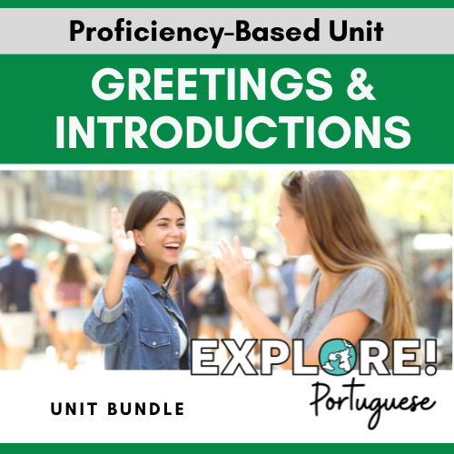 Portuguese 1 | Unit 1: Nice to Meet You Beginning of Course Bundle