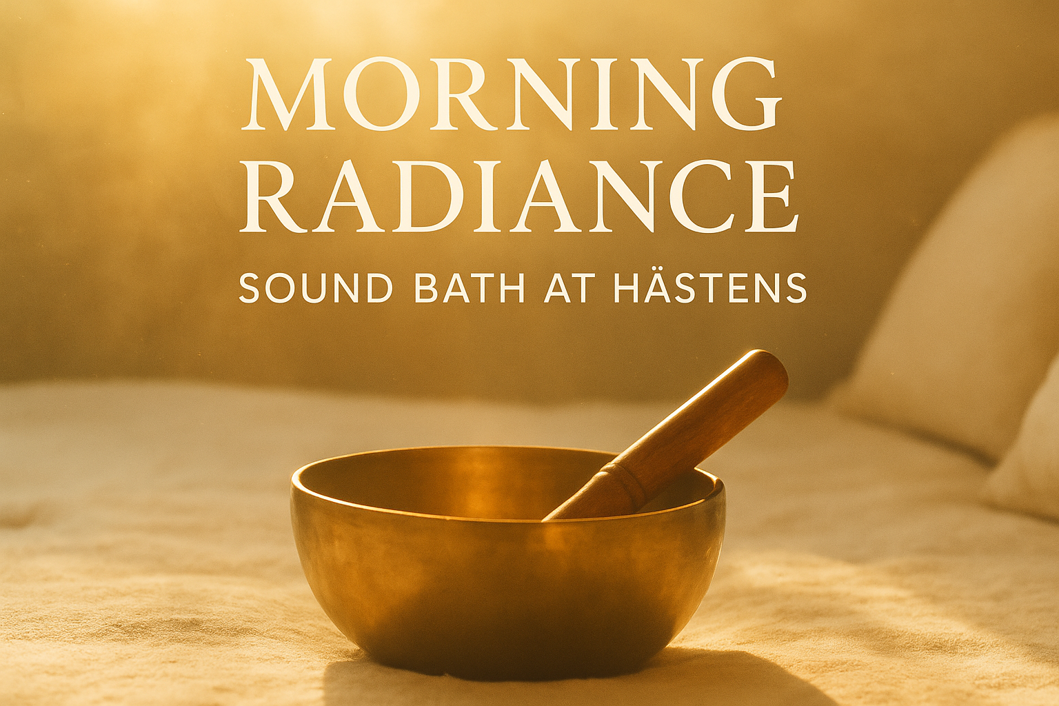 THE MORNING RADIANCE: A sound healing immersion to brighten your system.