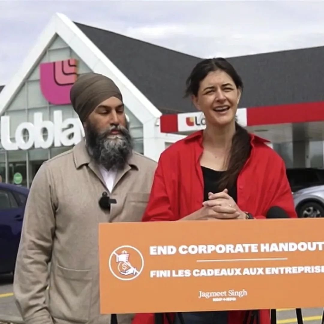 I was proud to introduce @jagmeetsingh today at a press conference discussing corporate greed and rising food costs.  The @ndpcanada are the only party willing to fight for you and end big corporate handouts. We will keep fighting 👊🍊