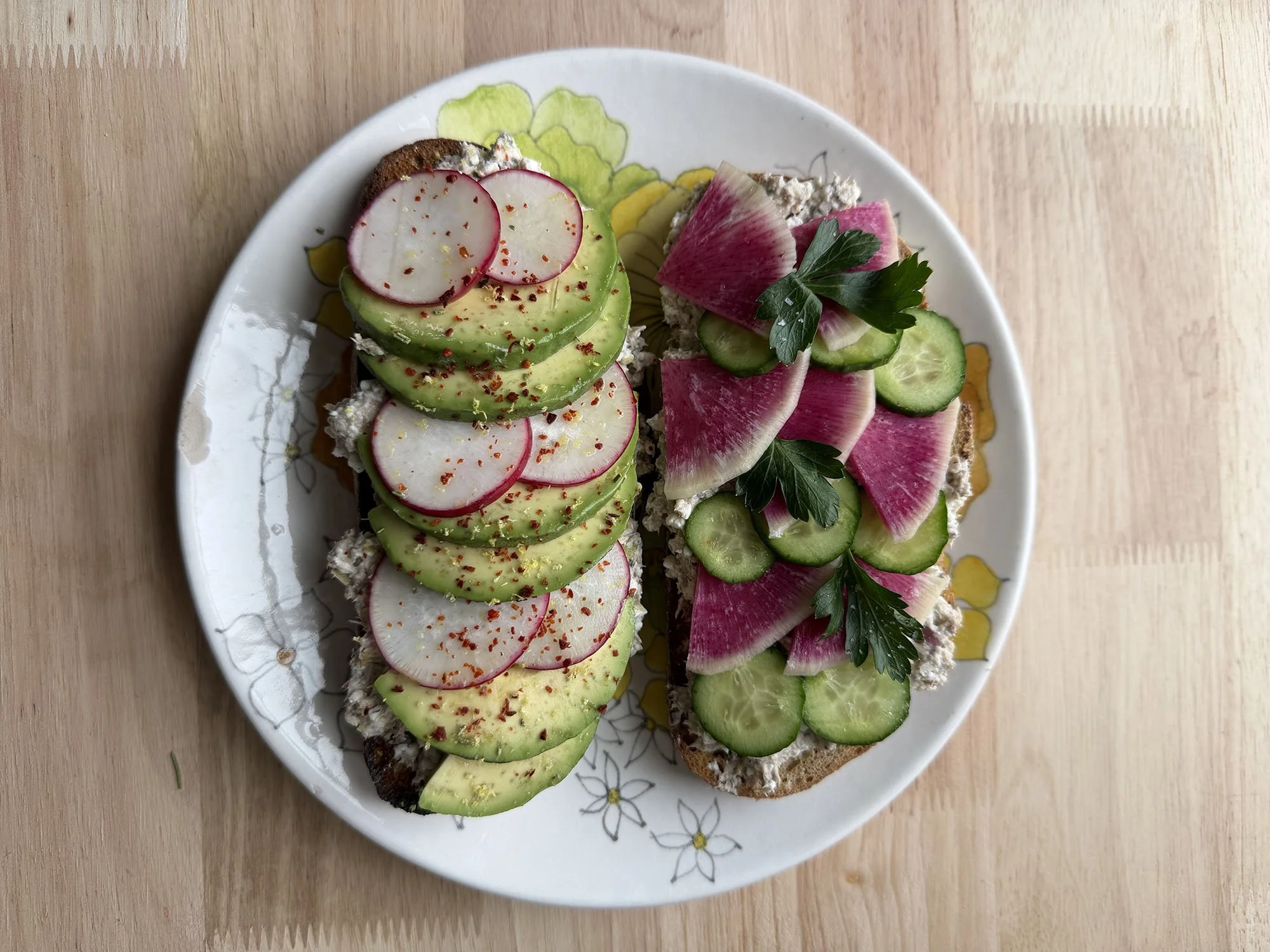 trust me toast on a plate