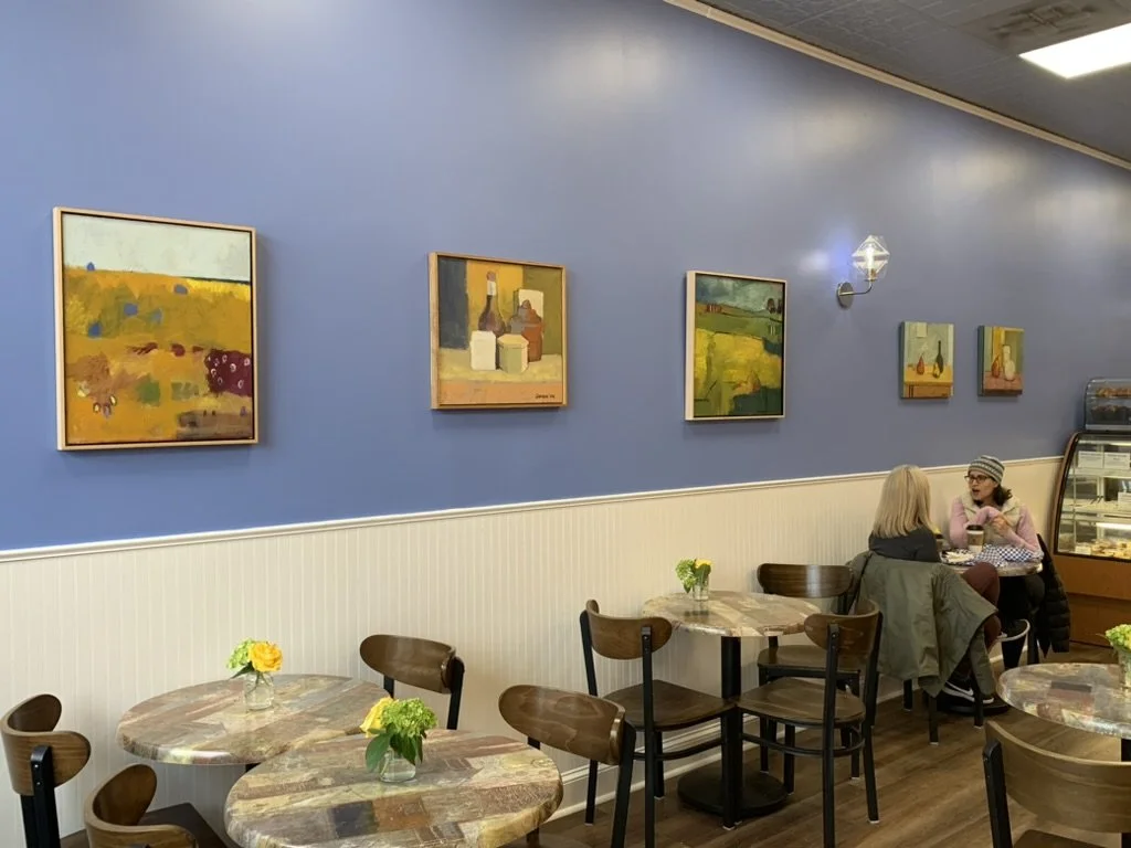 Matt Carrano at the Bakehaus Cafe