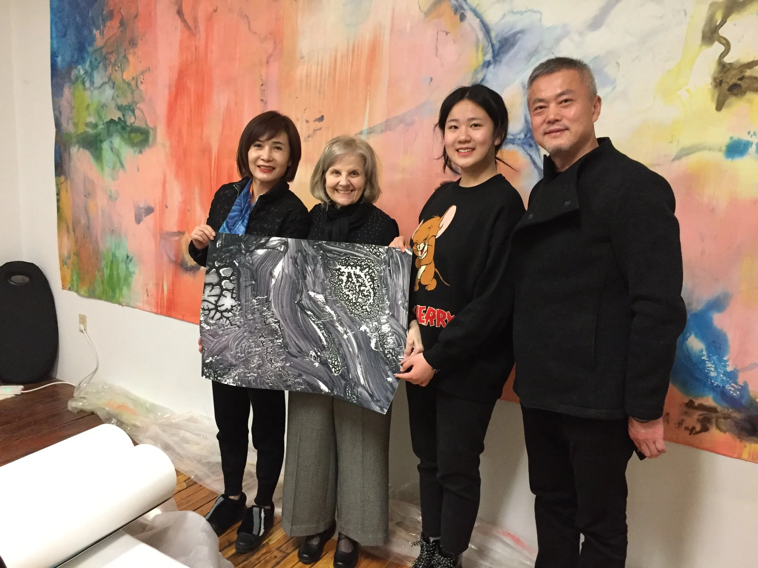 Janeann Dill with her students