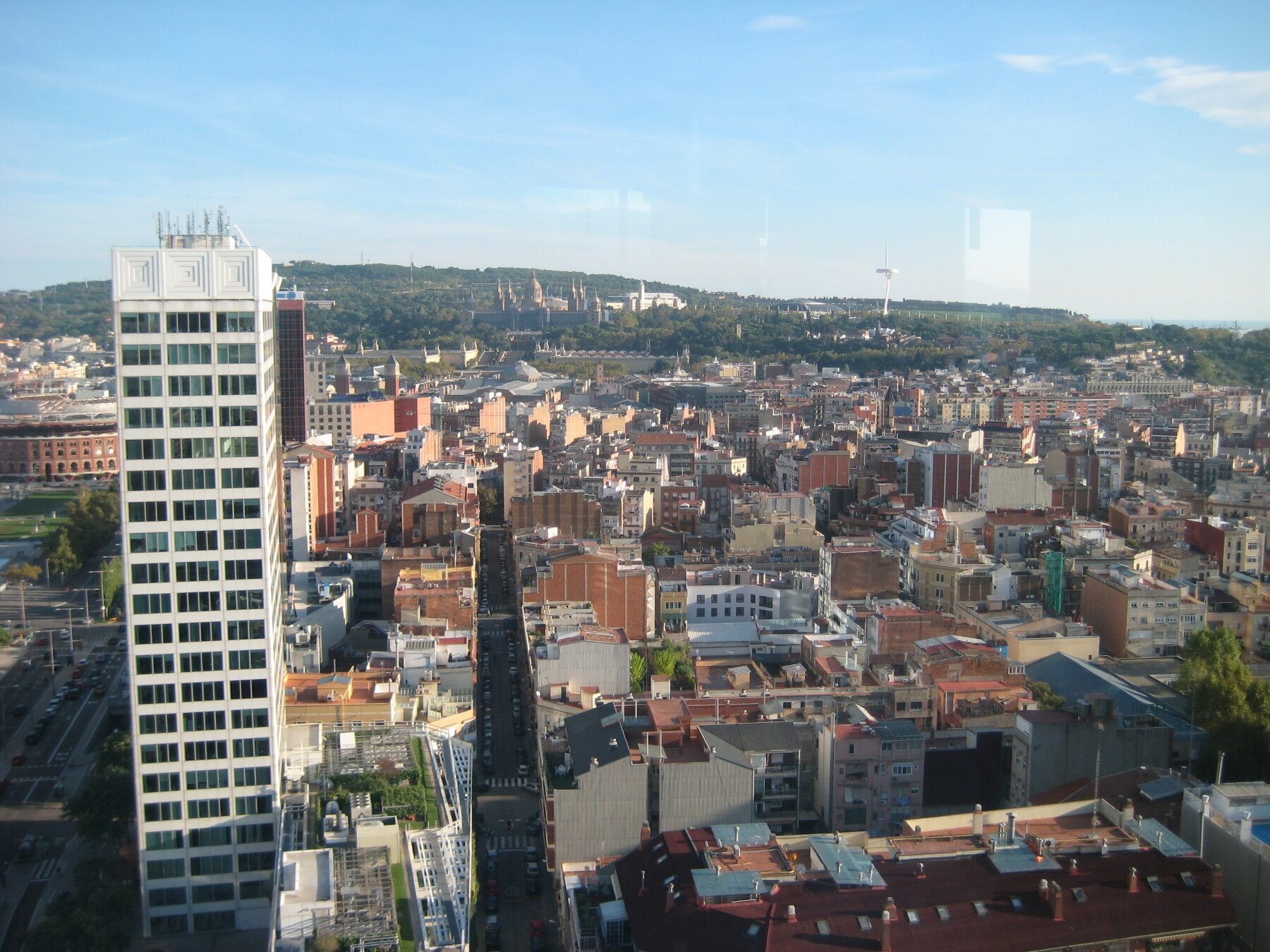 From the 23rd floor of our hotel in Barcelona the weekend Addison was born in October of 2009.