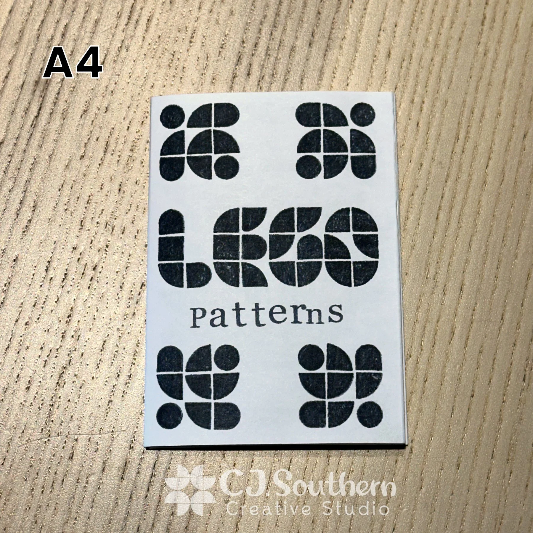LEGO Patterns Mini Zine - A4