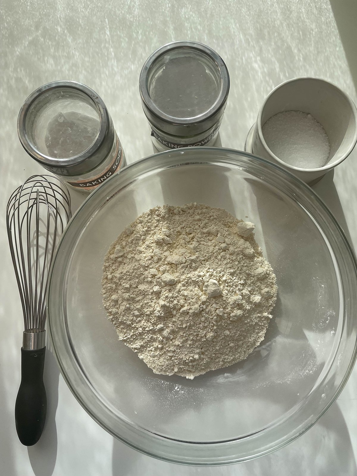 Whisk the dry ingredients 