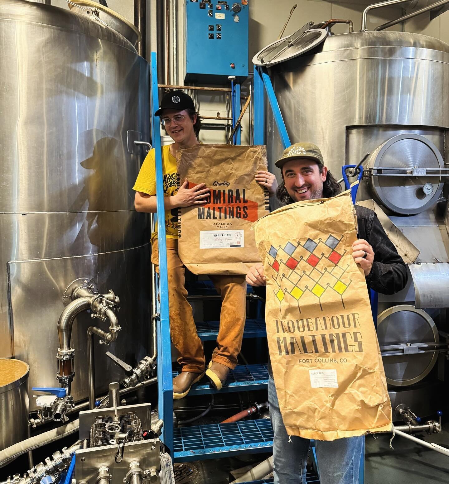 For all of you out in San Francisco, keep an eye out for Cohesion over the next few weeks! We were able to brew with @olfactorybrewing back in December, and are excited that our collab, Vysok&yacute; 13&deg;, a lighter tmav&eacute; made with both @tr