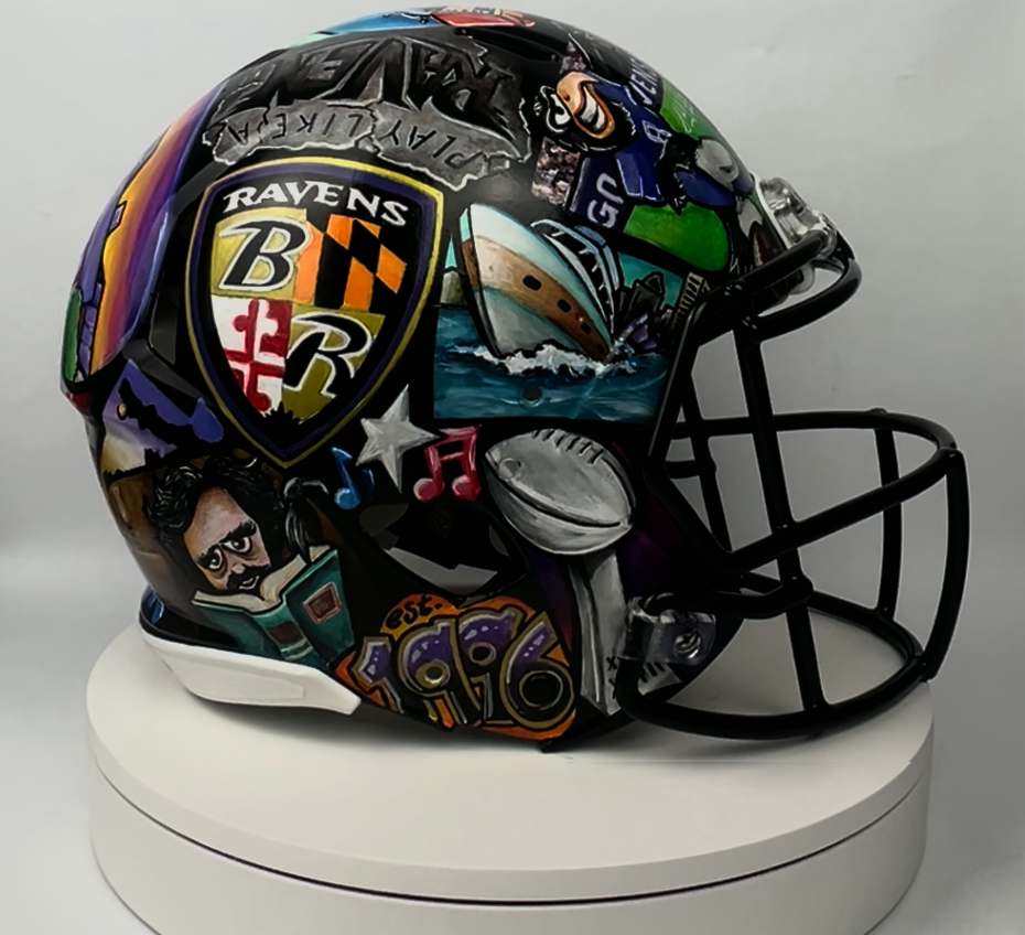 2025 Visiting Team Ownership Helmet - Ravens