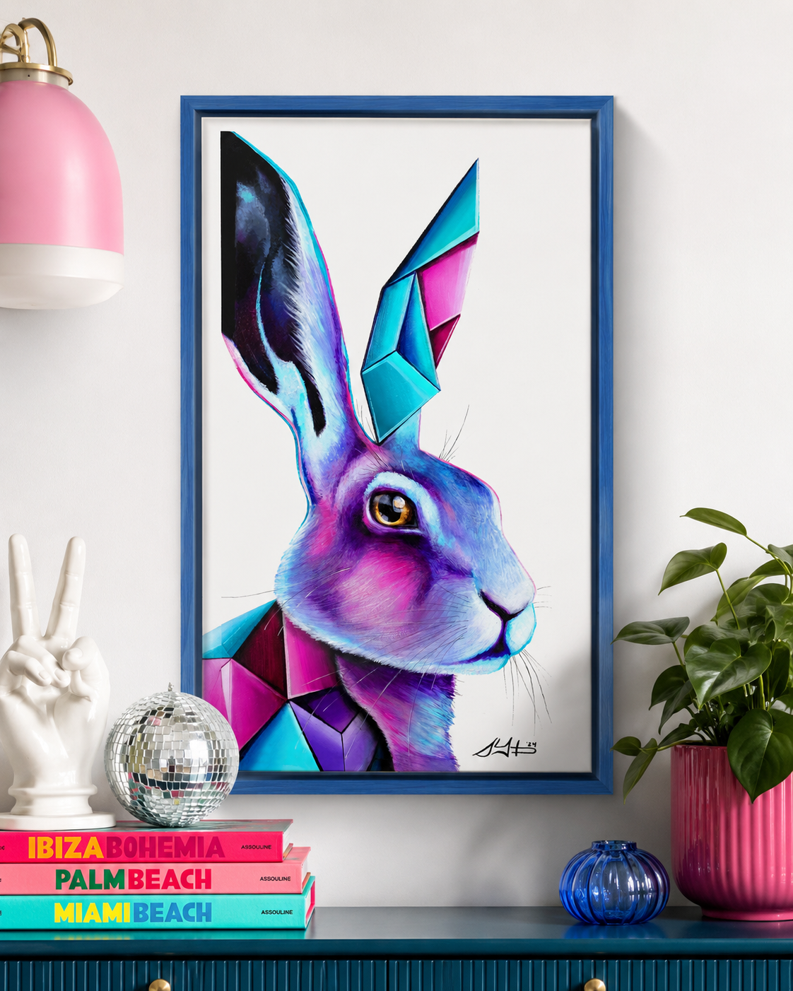 Abstract/Geometric Metamorphosis of a Jack Rabbit