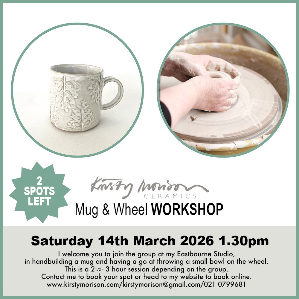 Come join me for some pottery studio fun during February, March and April 2026. Pop on to my website to book. Link In Bio⬆