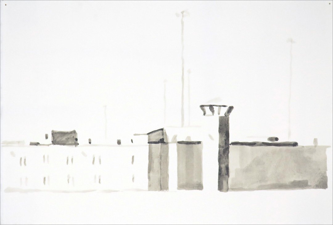 Cell block and watchtower, Corcoran