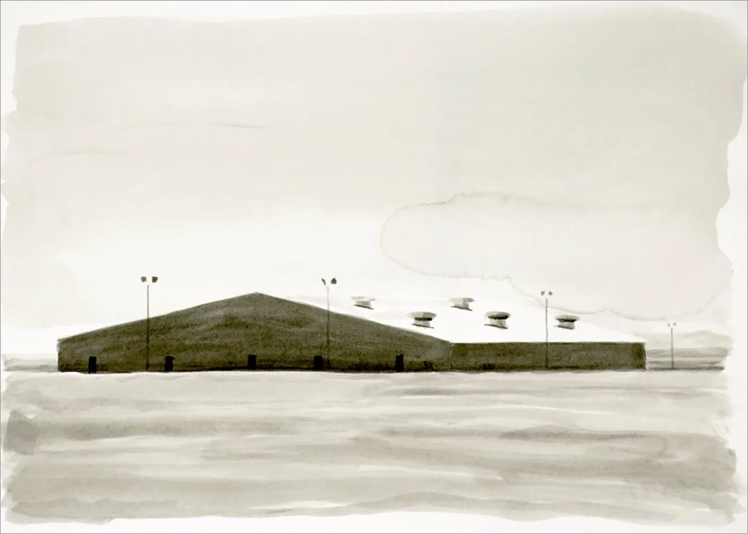 prison warehouse workspace