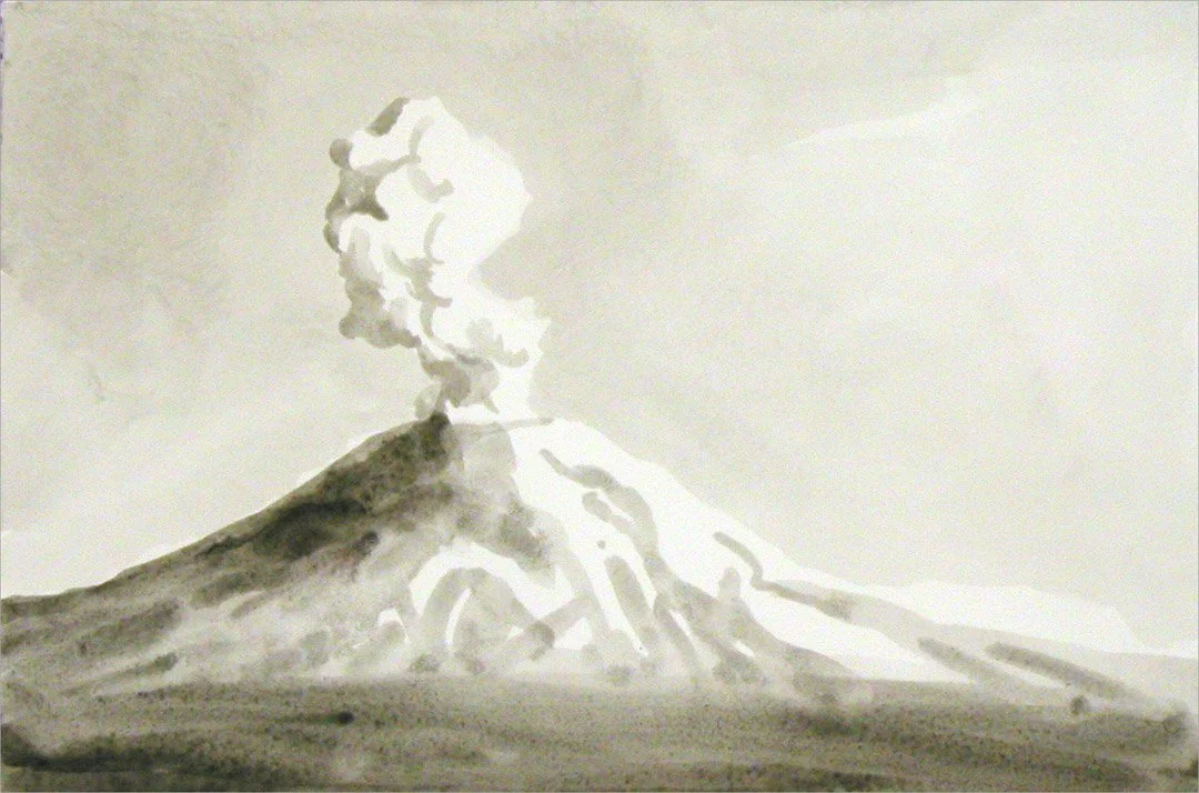 Mount St Helens: 3/8/05, 5:29 pm