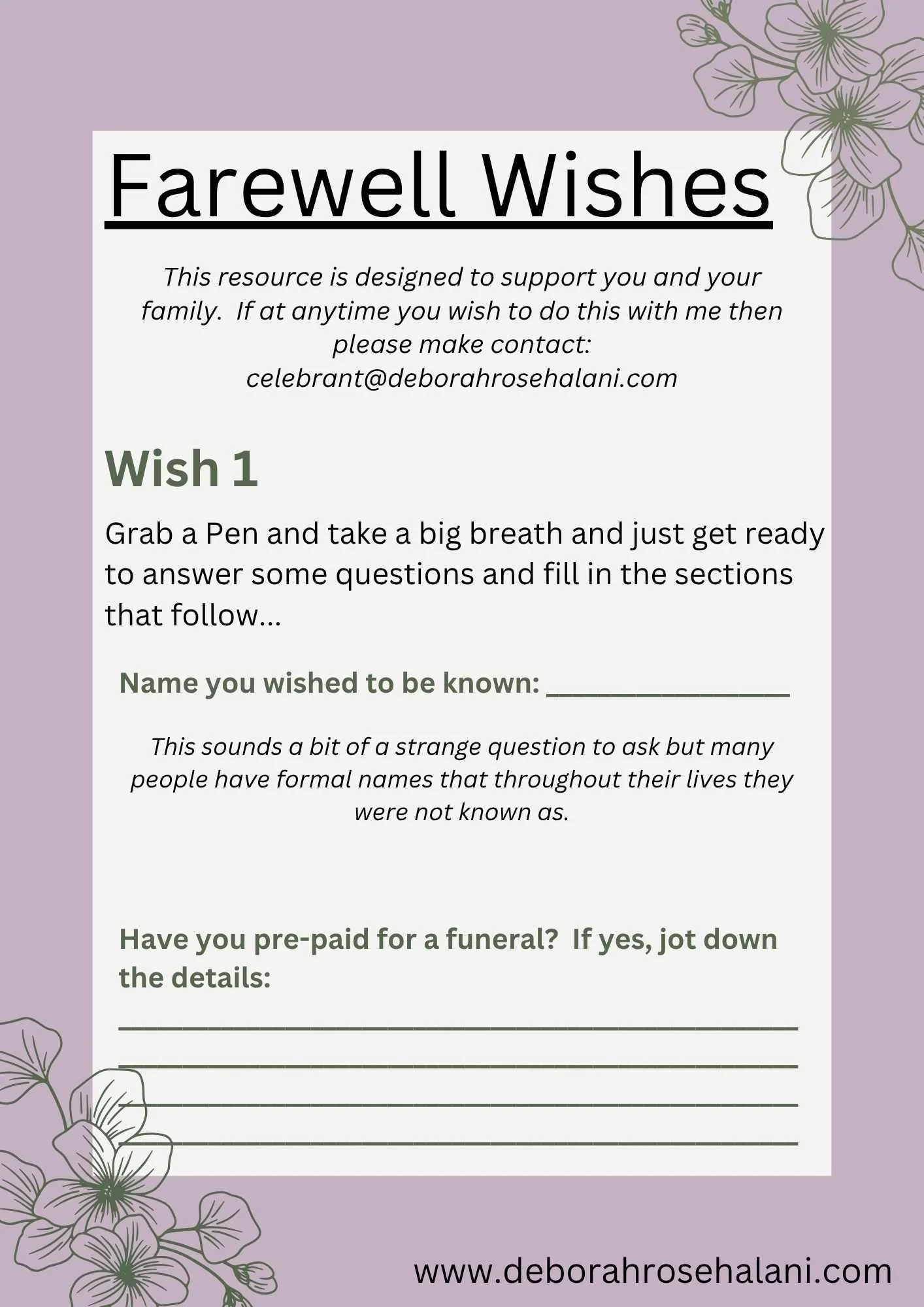 The Kindest Gift: Recording Your Farewell Wishes for Those You Love